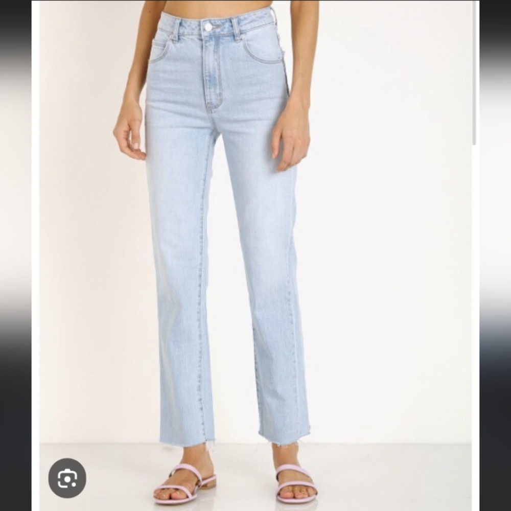 Rolla's Original High Rise Straight Jeans Comfort Sky